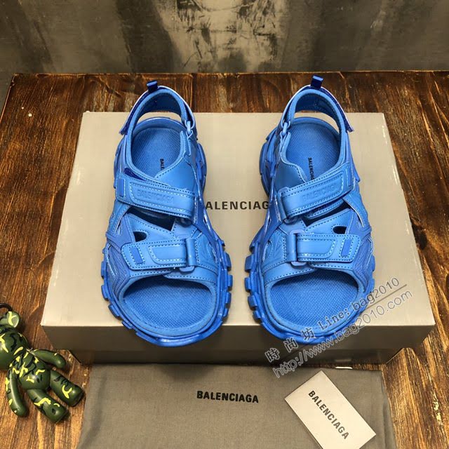 Balenciaga經典款男女鞋 巴黎世家頂級版本Track 4.0戶外概念復古老爹涼鞋 Balenciaga情侶款老爹鞋  hdbl1024